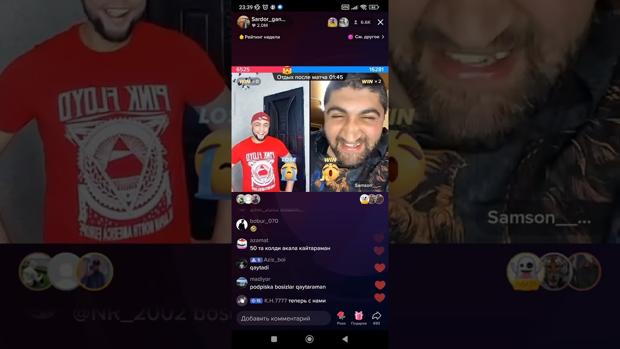 CHINGIZ SARDOR TIK TOK BATLLE