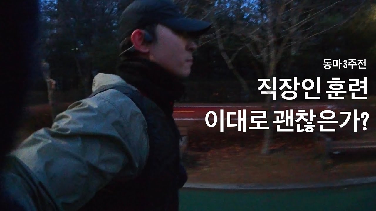 [브이로그] 평범 직장인 서울 동아마라톤 대비 훈련 루틴(야소 800, 지속주, 대전 몽심 빵런)