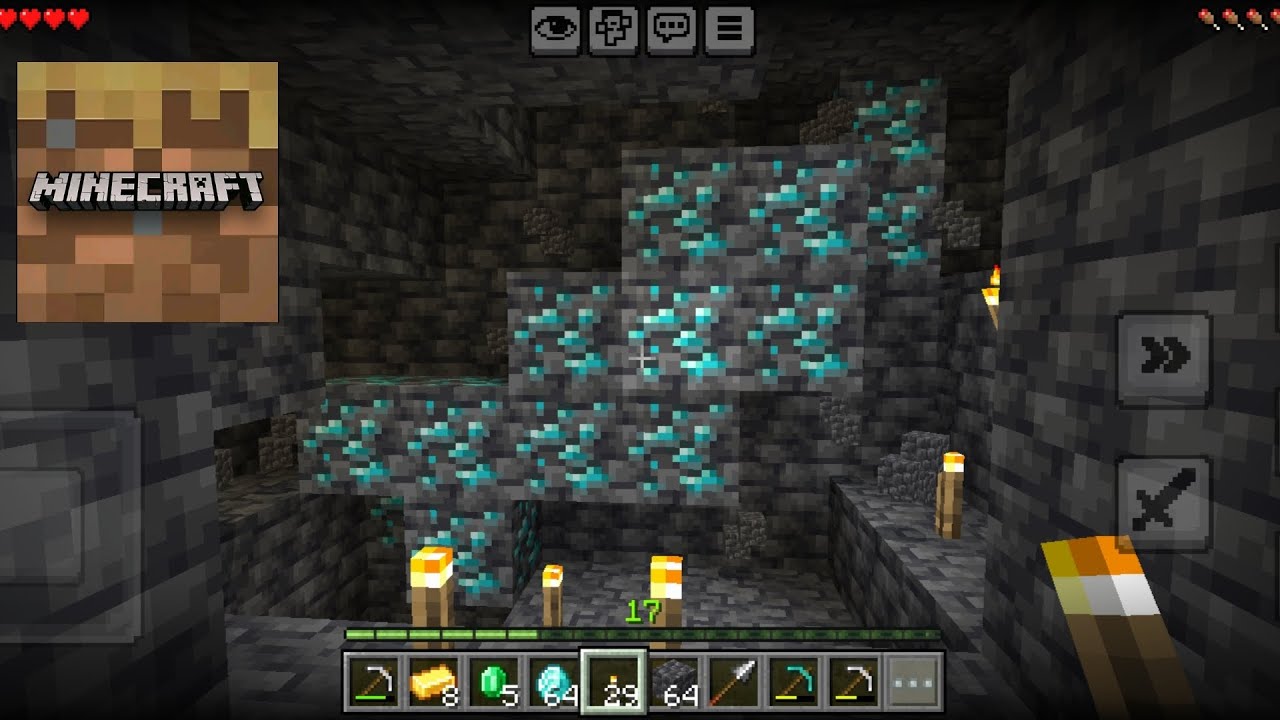 Minecraft game ka diamond ka video