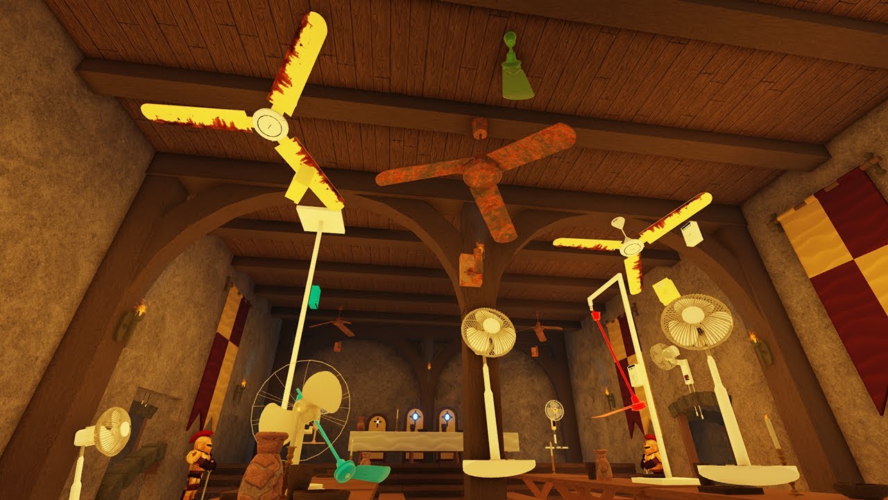 My Ceiling Fans Running at Kingdom | Funny Roblox