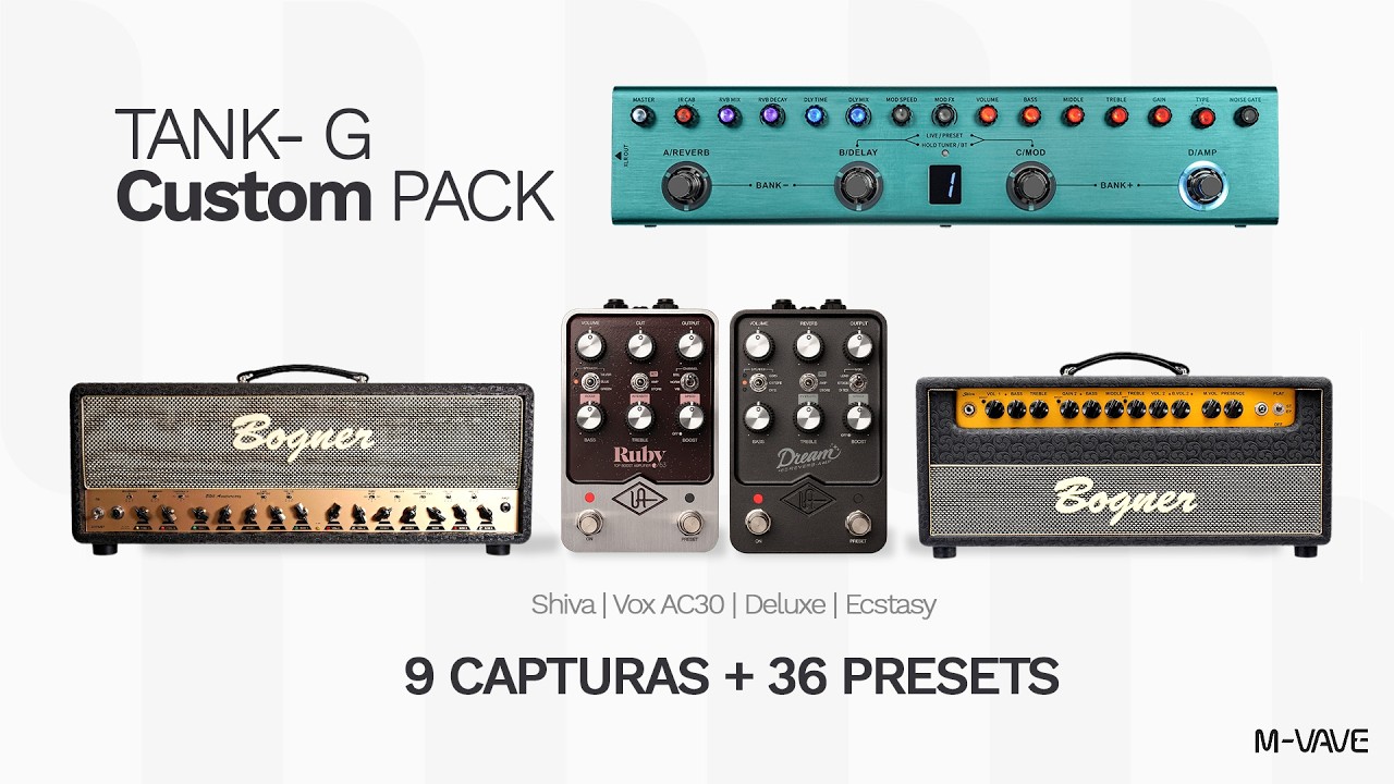 Meus Presets novos para o TANK-G com Am4! 9 Capturas + 36 Presets