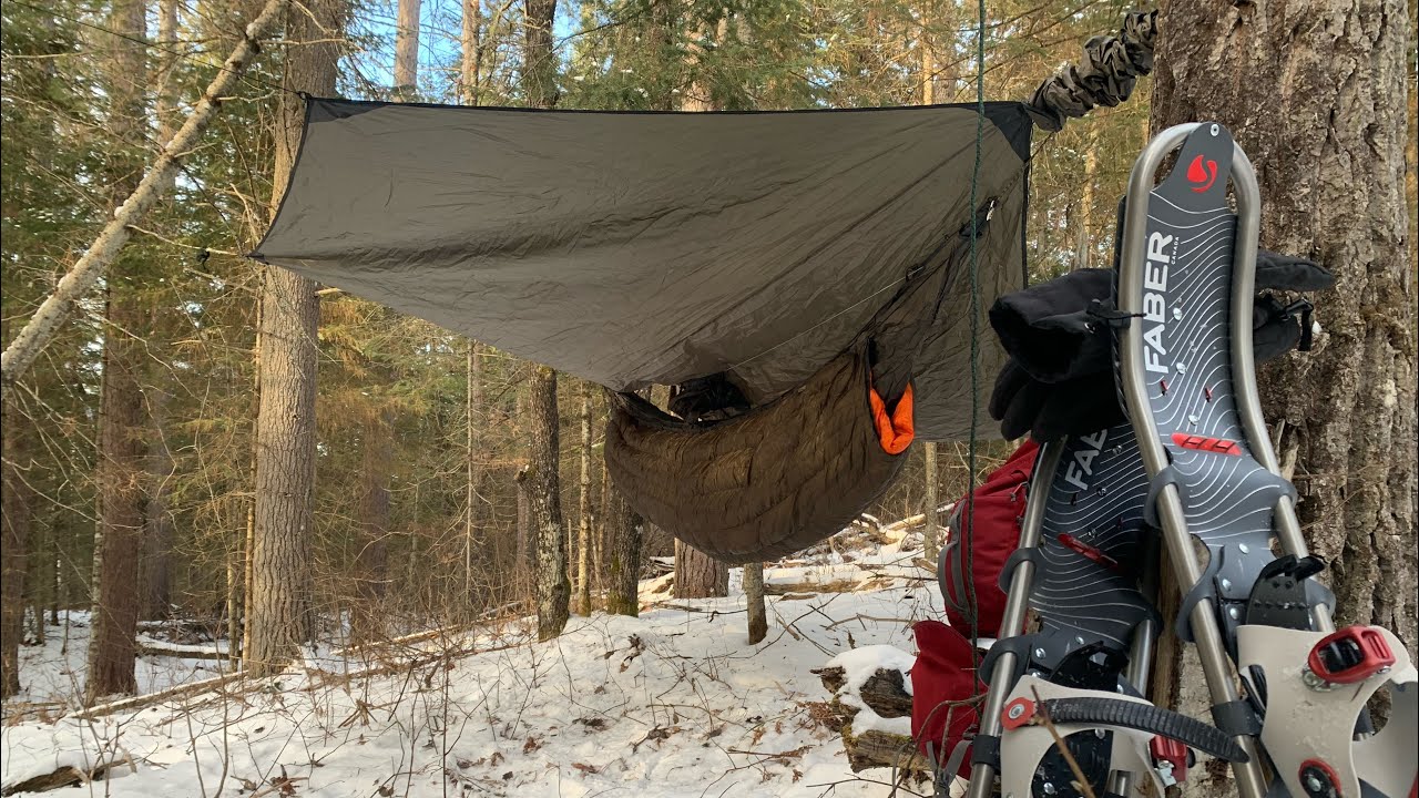 -15&deg;C Hennessy Hammock, HG Underquilt, Faber S-Lines and Firebox Field Test
