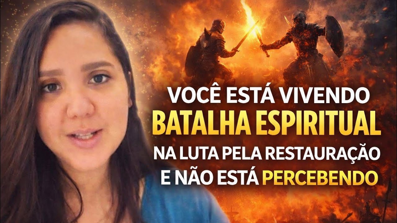 VOCÊ ESTÁ VIVENDO UMA BATALHA ESPIRITUAL NA LUTA PELA RESTAURAÇÃO E NÃO ESTÁ PERCEBENDO 