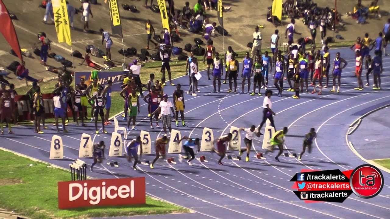 Jhevaughn Matherson 10.59 at YG Meet