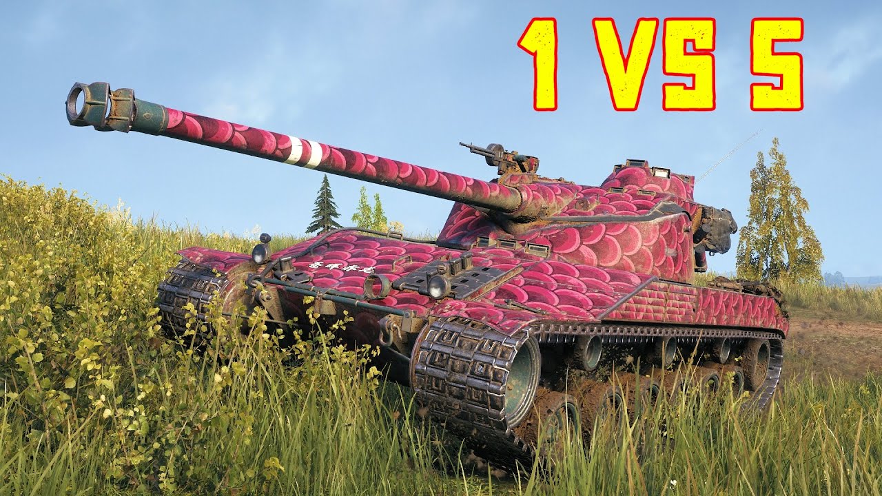 World of Tanks Bat.-Châtillon 25 t - 10 Kills | 1 vs 5