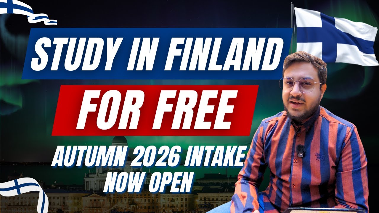 Study in Finland for Free (100% Scholarships Available) || Admissions Open Fall 2026 Intake