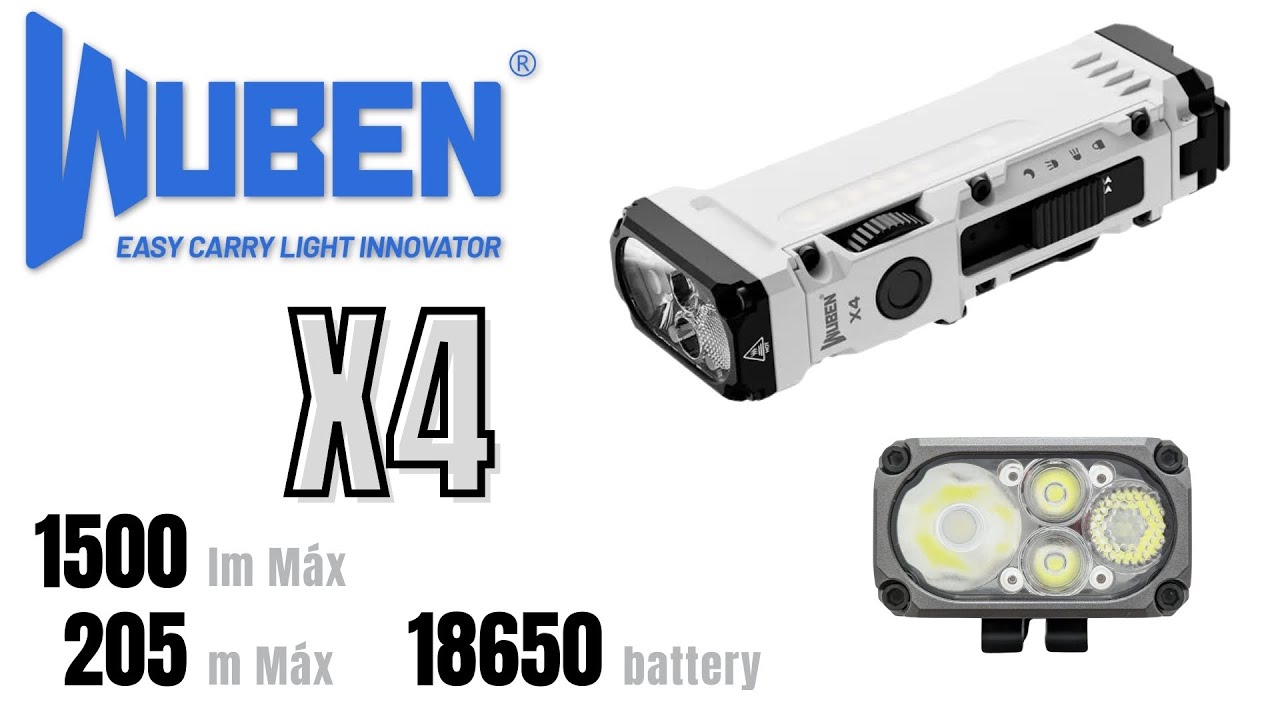Lanterna Wuben X4