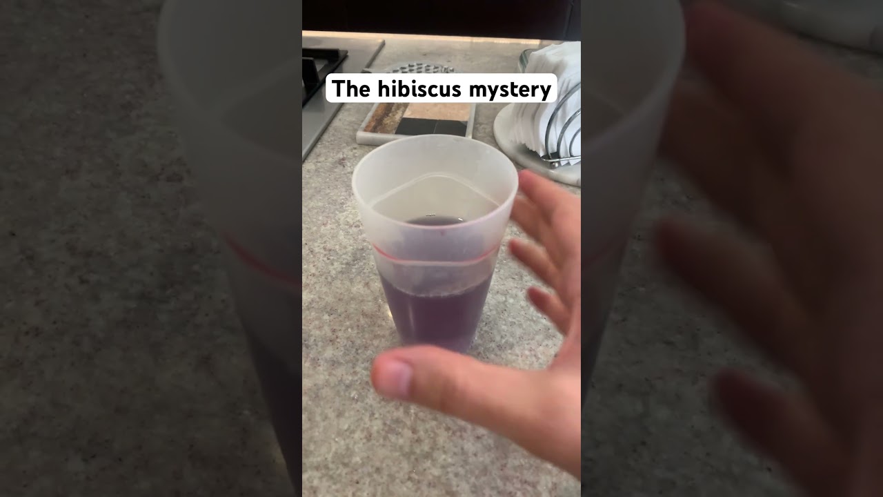 Why does it change color? #science #physics #tea