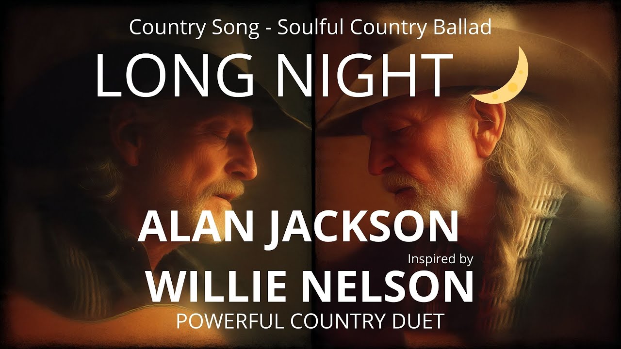 Long Night 🌙 | Powerful Country Duet Inspired by Alan Jackson & Willie Nelson