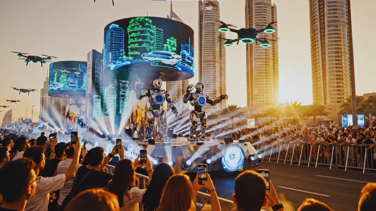 Dubai New Year Day Parade 2026 : Macy&rsquo;s Spectacular Parade : 4K