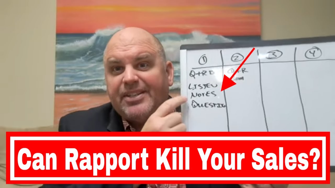HVAC Sales Advice - Is Your Rapport Killing Your Sales?
