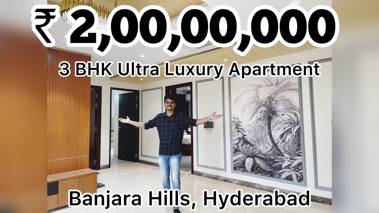 Touring a 2 Cr 1931 sqft 3 BHK luxury apartment | EMINENCE | Road No 14, Banjara Hills, Hyderabad