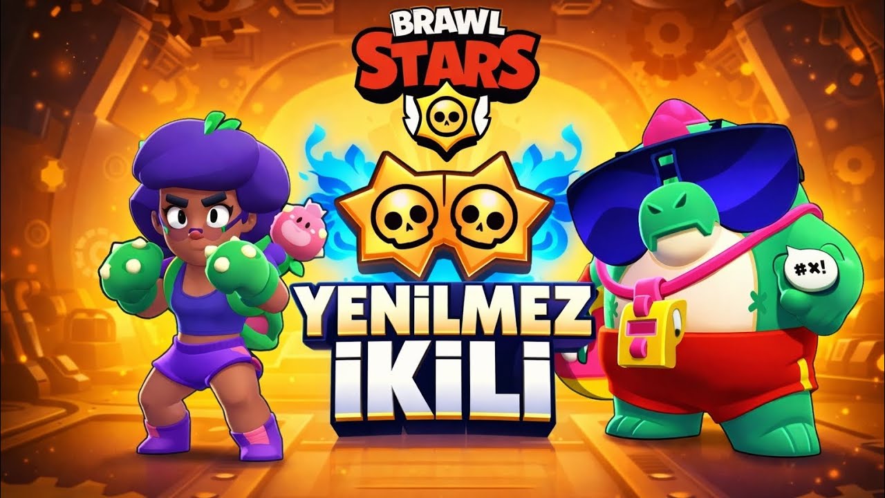 KARDEŞİMLE BRAWL STARS'TA YENİLMEZ İKİLİ OLDUK EFSANE OYNADIK 9 MAÇ 9 WİNNN.
