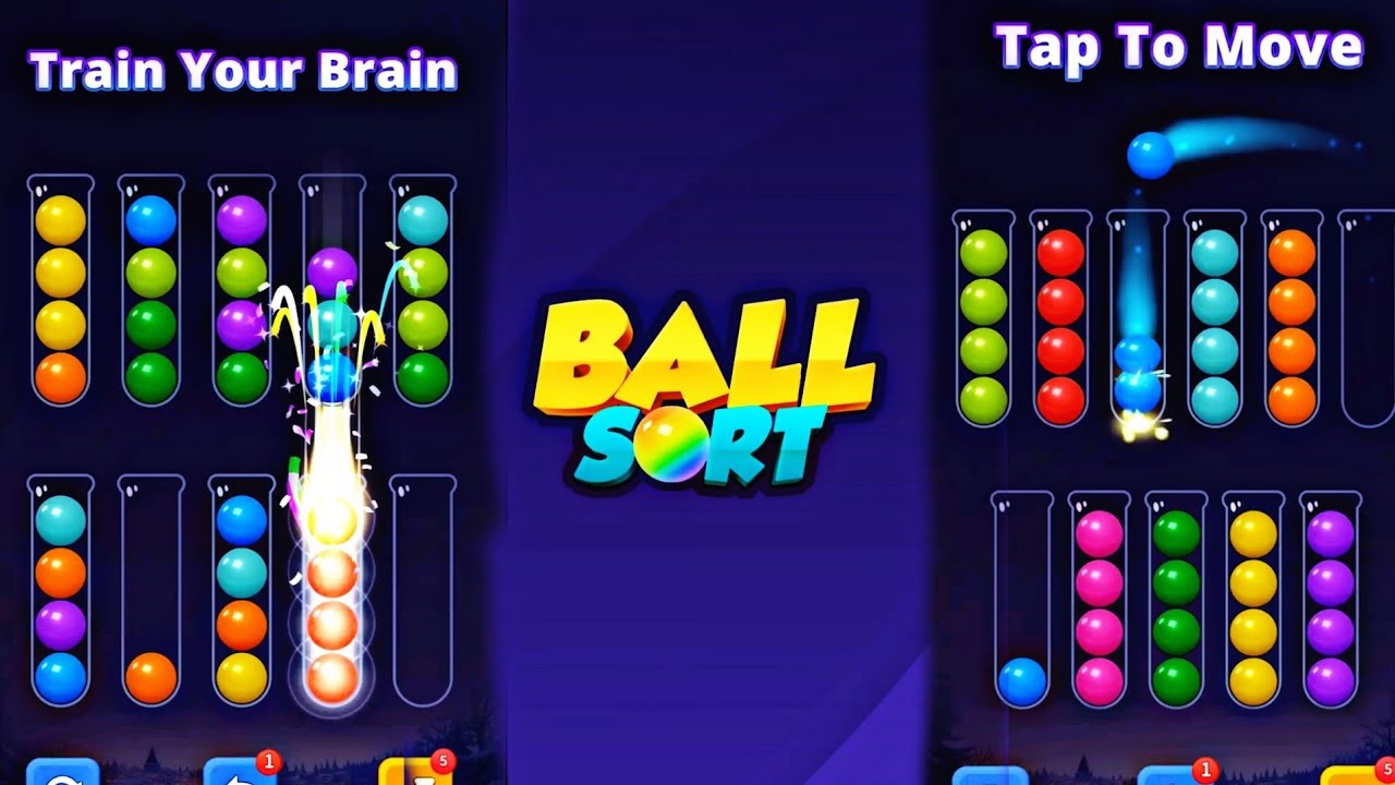 BALL SORT PUZZLE LEVEL 10 | RELAXING COLOR SORTING GAMEPLAY