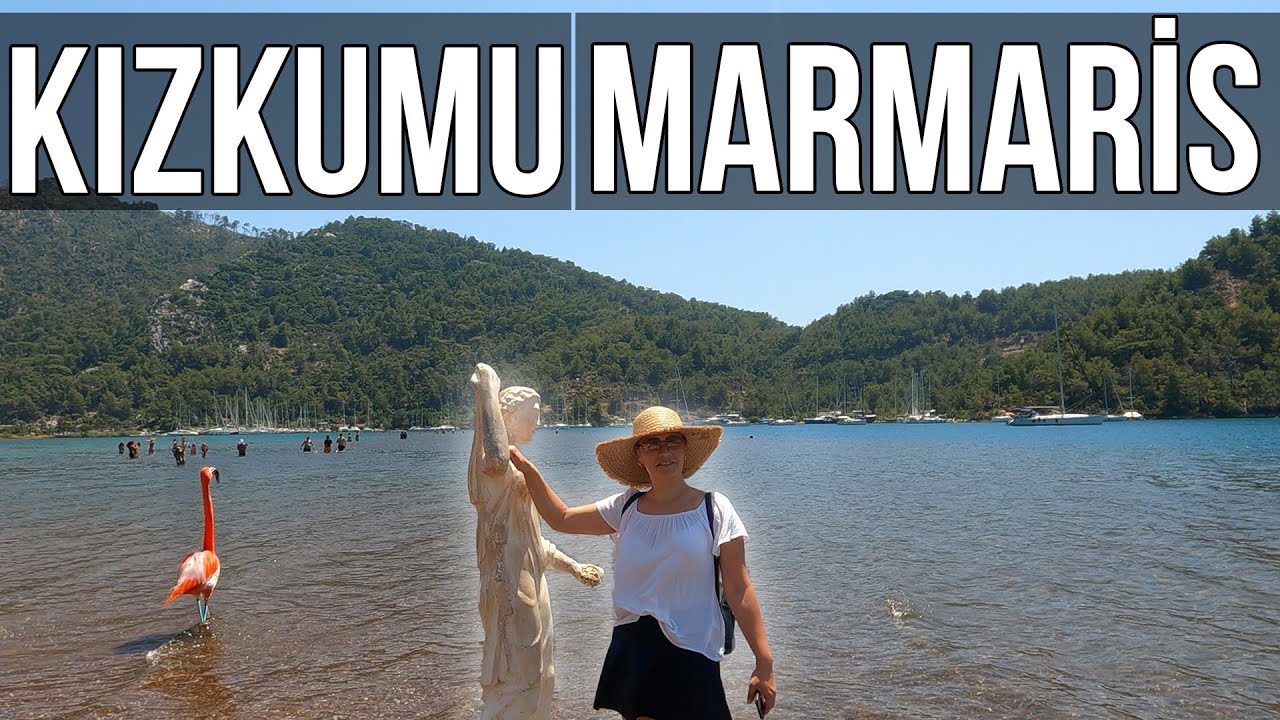 Marmaris Kızkumu Plajı - Denizin Ortasında Yürünebilen Plaj