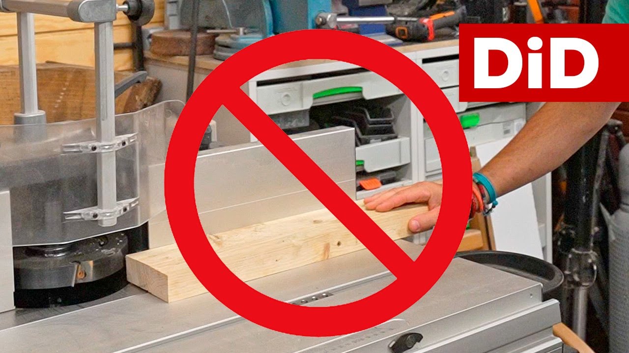 04. Tego nie rób! Wkładanie materiału do frezarki i grubościówki