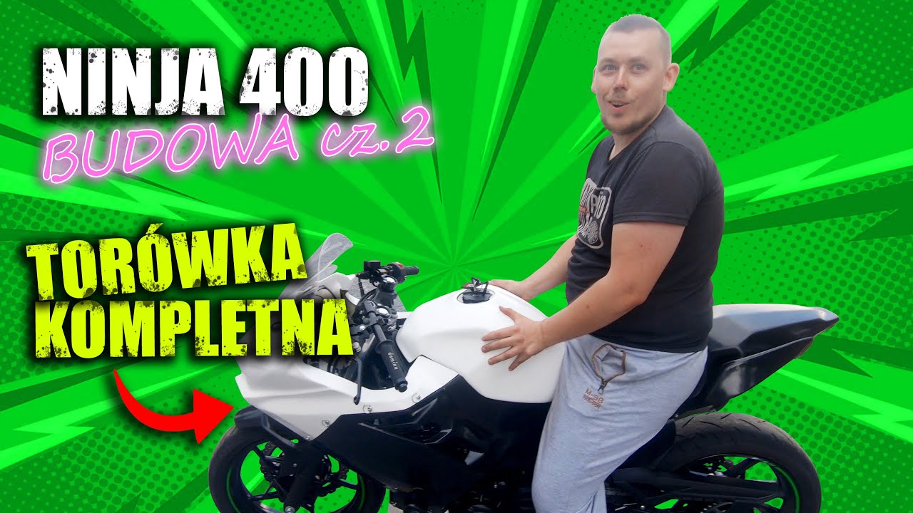 Ninja 400  - Torówka kompletna | clipony, klamki, laminaty