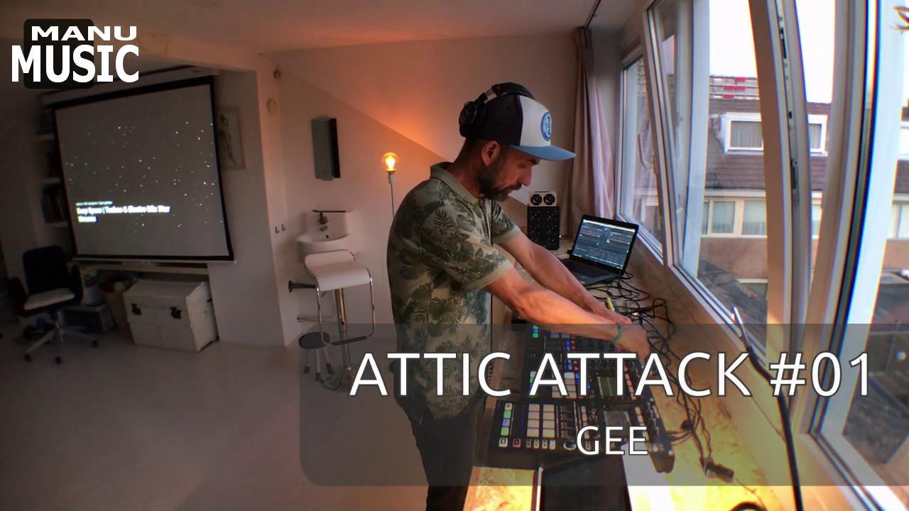 TECHNO MIX - Manu music presents: Attic attack #01 - GEE
