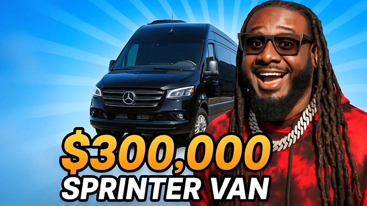 E1.5 T-Pain's $300,000 Sprinter Van Upgrade Is INSANE