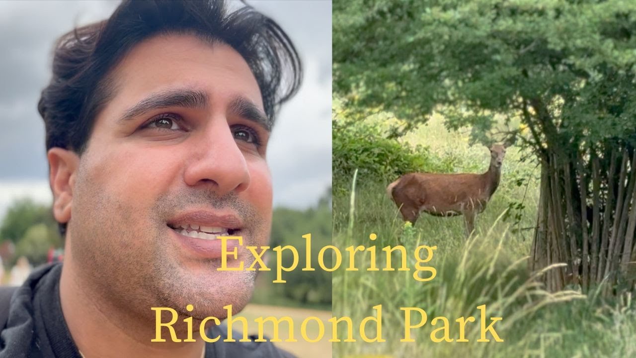 Exploring London's Richmond Park (for the first time) | I see DEER! | travel vlog