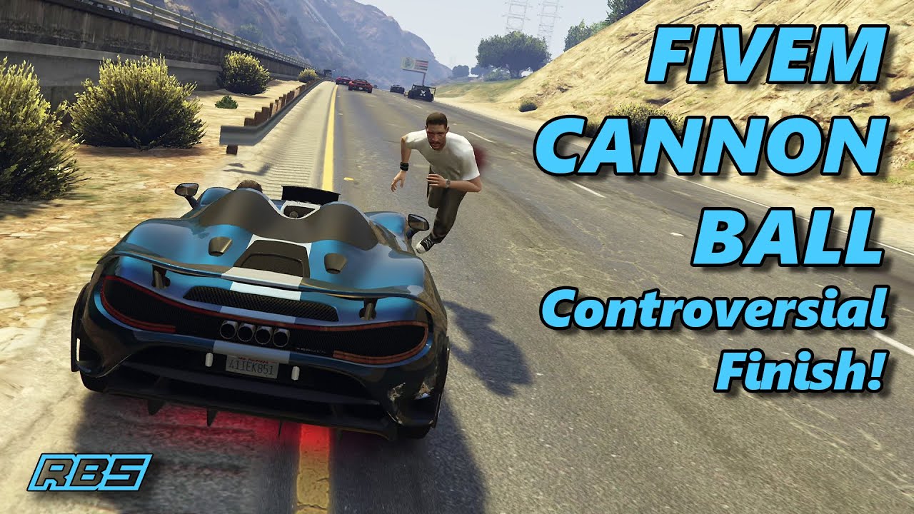 Controversial Finish! - GTA FiveM Cannonball #15