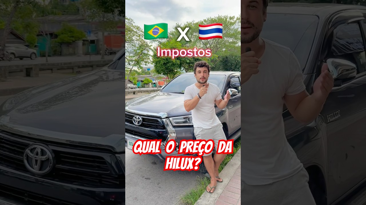 Comparando impostos no Brasil e na Tail&acirc;ndia #tailandia #viagem #impostos #brasil #carros #pre&ccedil;o