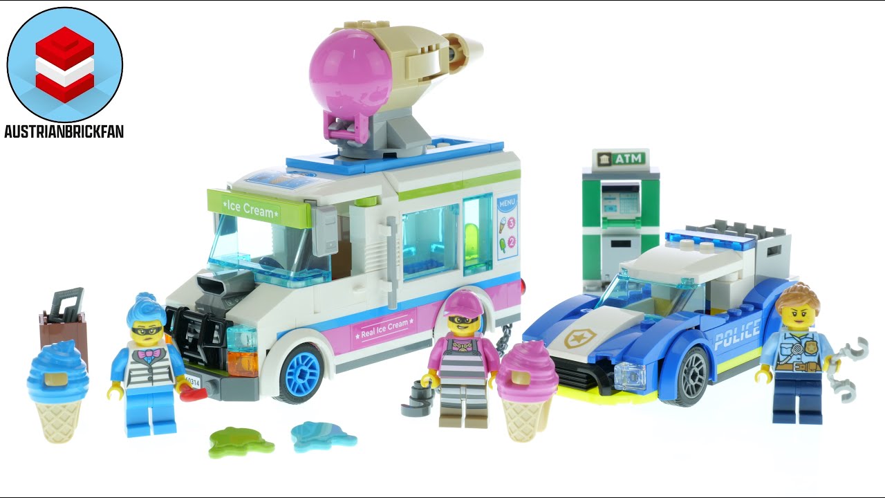 LEGO City 60314 Ice Cream Truck Police Chase - LEGO Speed Build Review