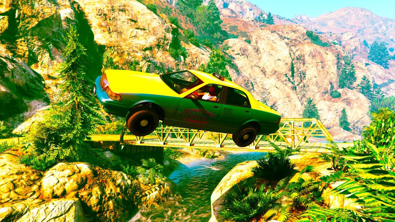 Taxi Cab GTA V OFF ROAD REVIEW