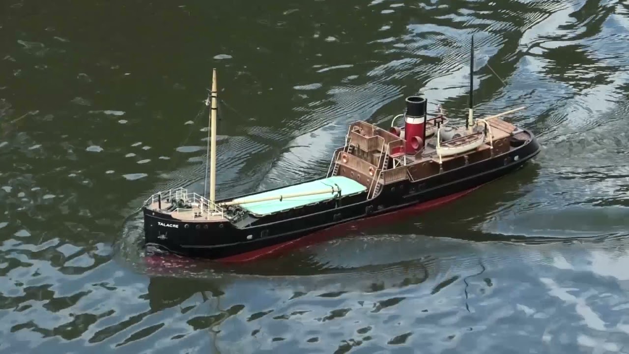 A beautifully made RC Caldercraft model of the freighter, SS Talacre