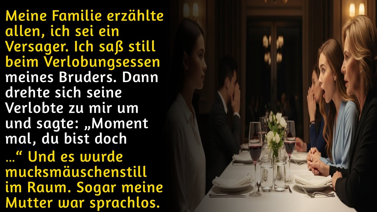 Meine Familie sagte, ich sei gescheitert – dann sah mich die Verlobte meines Bruders an und sagte: