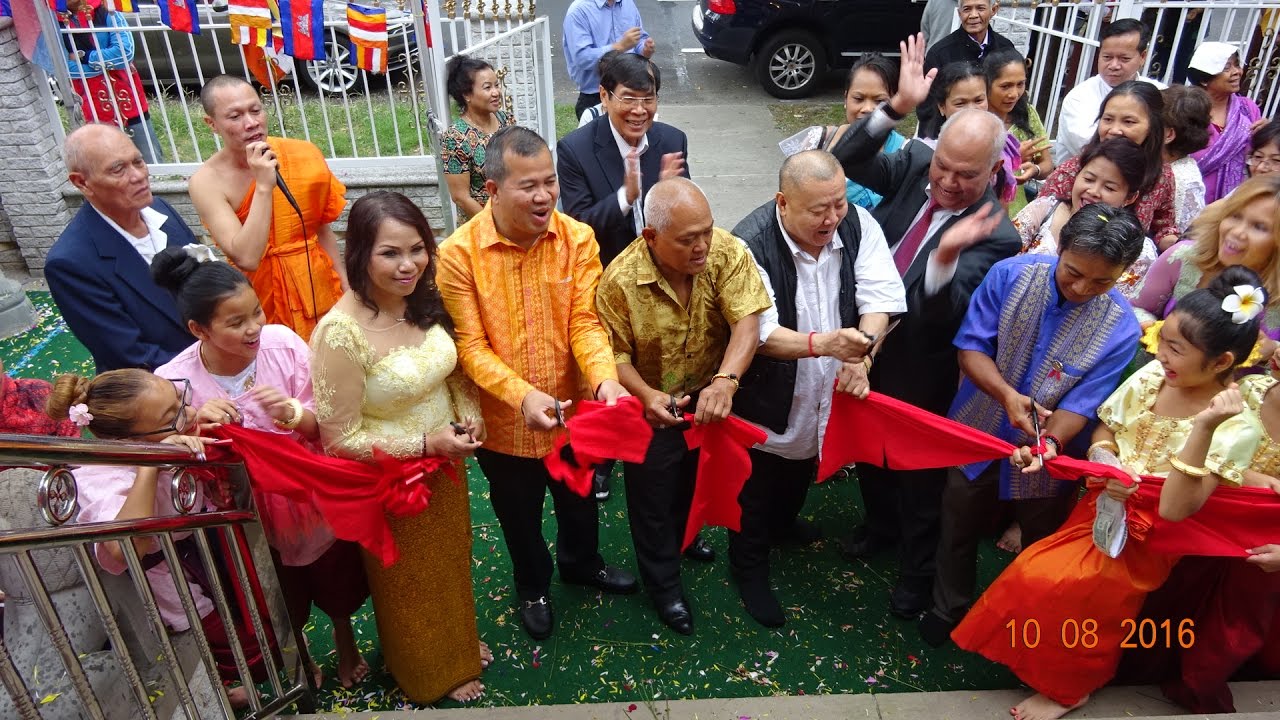 2016 Buddha statue blessing and Inauguration at Watt Samakki