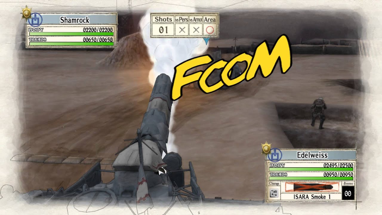 Valkyria Chronicles - Ch. 13: Showdown at Naggiar (1) (A Rank Ace Killed 60fps)