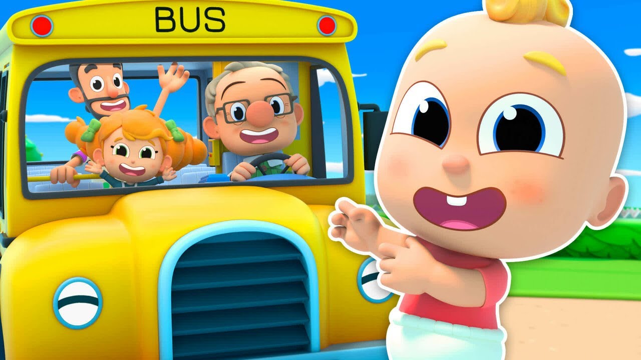 Las Ruedas Del Autobús + Más Canciones Infantiles | Dibujos Animados Para Niños | Miliki Family