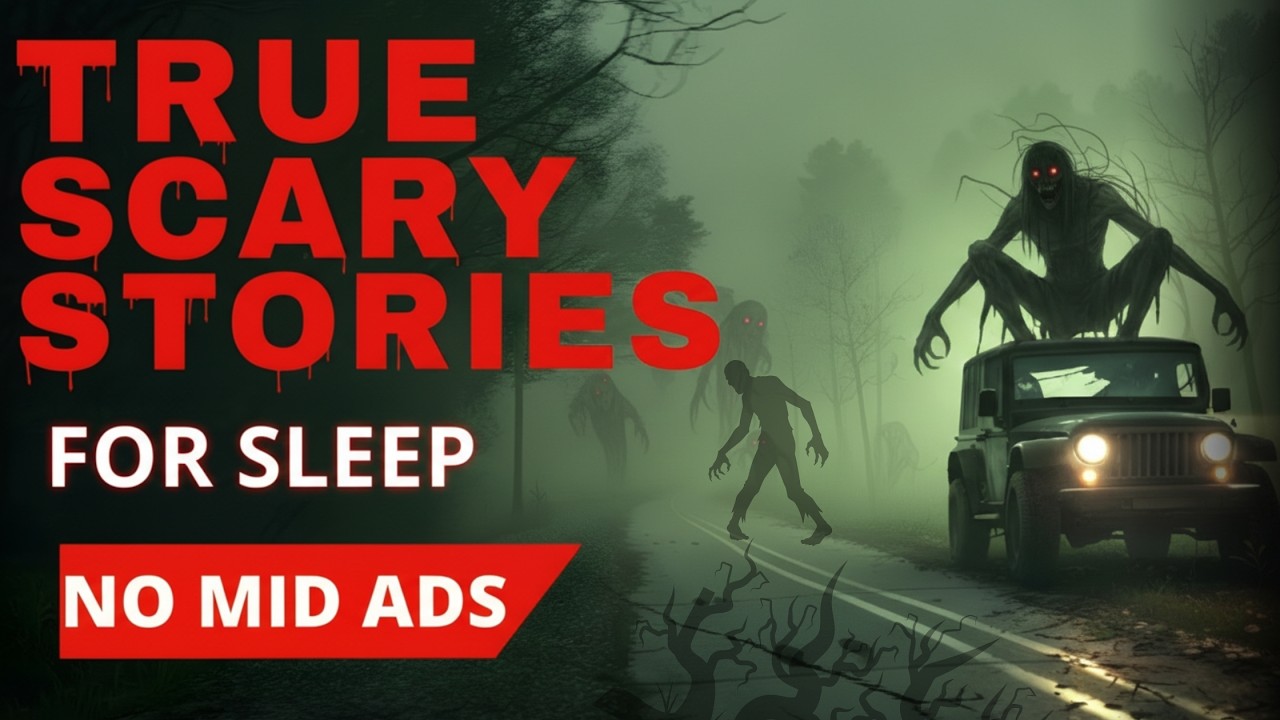 NO ADS 🛑 2 HOURS of TRUE Scary Stories for Sleep | Rain Sounds | Calm Black Screen | Ep. 13