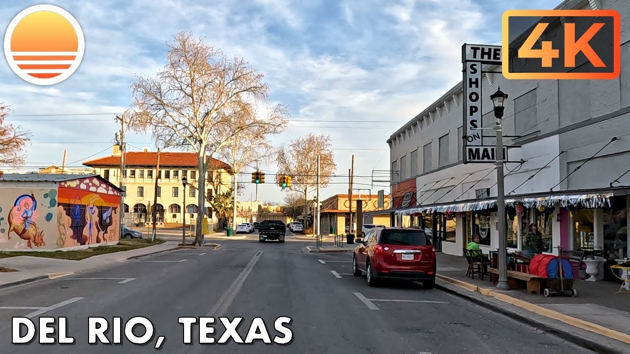 Del Rio, Texas! Drive with me through a Texas town!
