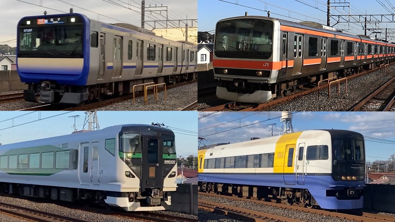 【武蔵野線が登場！？】総武快速線 車種豊富の高速通過集【速度付き】