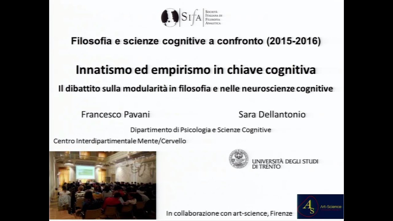 Innatismo ed empirismo in chiave cognitiva - Sara Dellantonio - Rovereto 2 dicembre 2015
