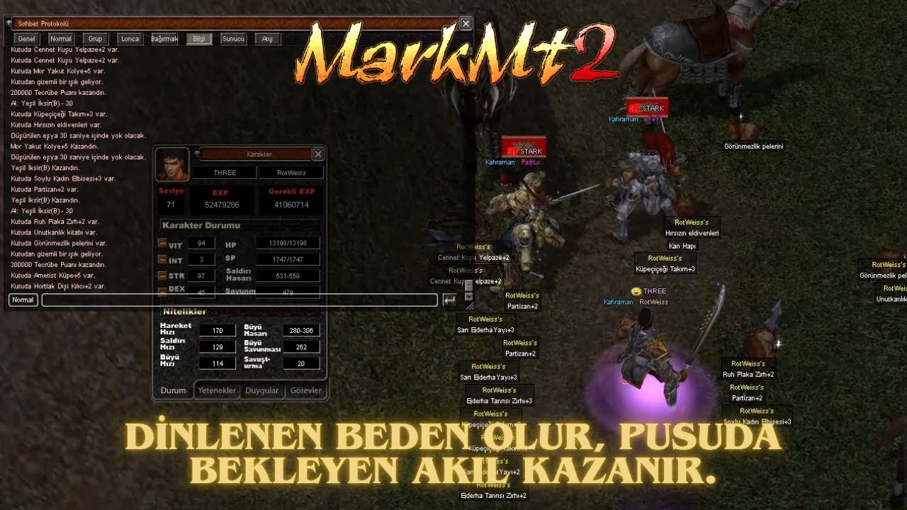 3 HAFTADA SIFIRDAN 75 LEVELE HESAP KASMAK ?🔱 #markmt2 #part17 #metin2pvp