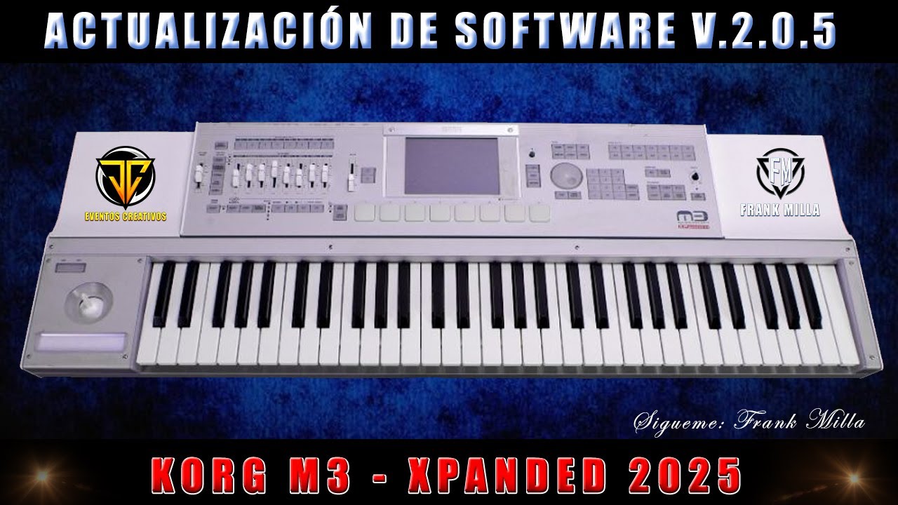 ACTUALIZACIÓN DE  SOFTWARE V.2.0.5 - KORG M3 XPANDED - 2025