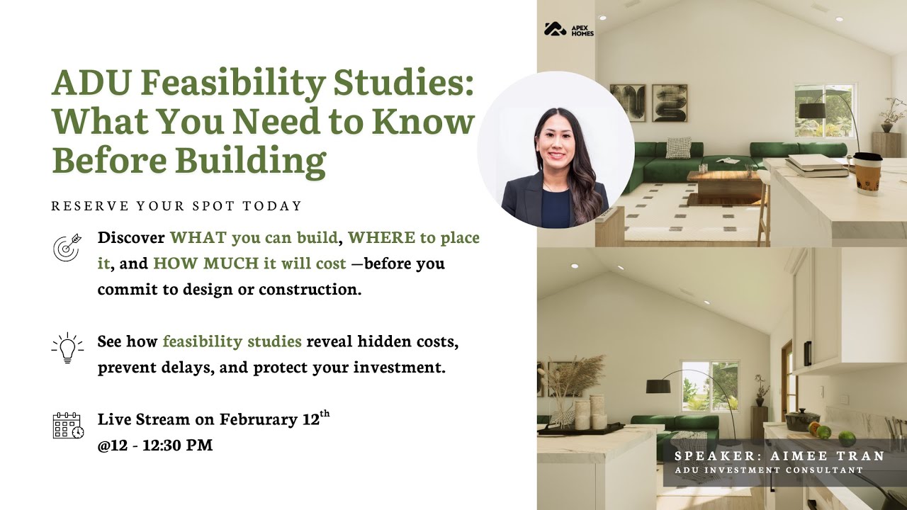 Understanding ADU Feasibility Studies: What You Need to Know Before Building