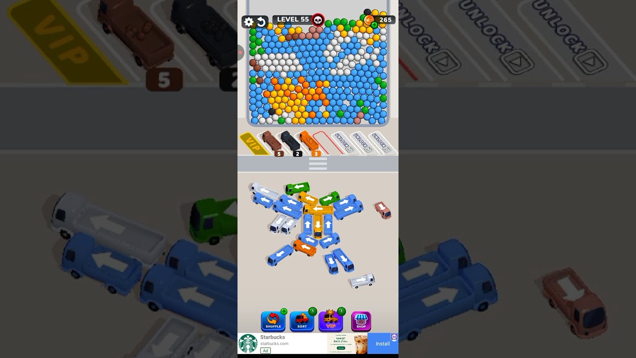 Bubble Bus 🚌: Parking Jam Puzzle Game level 55 gameplay walk-through 2026