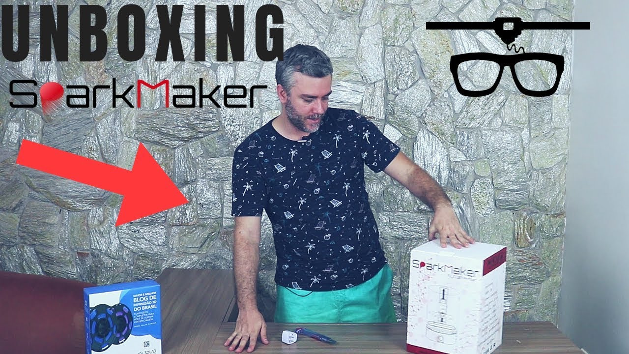 Unboxing Impressora 3D SLA SparkMaker - Resina