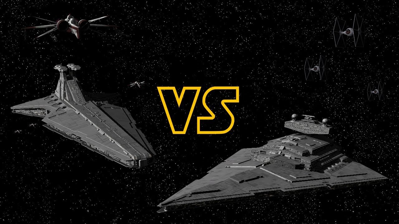 Ship VS Ship Episode 2: Venator Star Destroyer vs Imperial-I Star Destroyer