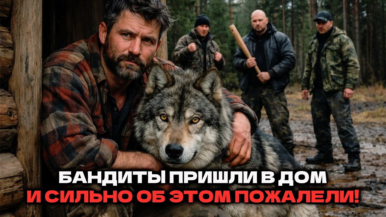 Бывший ЗЕК спас раненого в тайге ВОЛКА... Когда в дом ворвались бандиты — волк их ВСТРЕТИЛ!