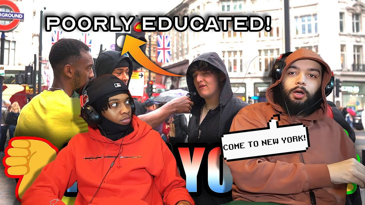 AMERICANS REACT TO ASKING LONDONERS WHY THEY DISLIKE NEW YORK 🤨🗽