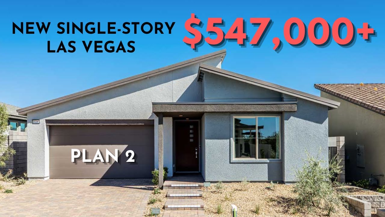 This Brand New Single-Story for Sale in Las Vegas is Amazing! | Plan 2 Arrow Peak TriPointe Homes