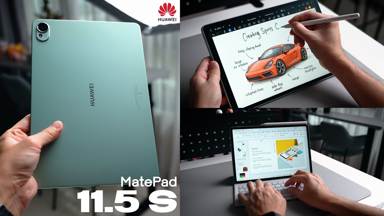 HUAWEI MatePad 11.5 S — компактный, легкий и с стилусом M-Pencil Pro!