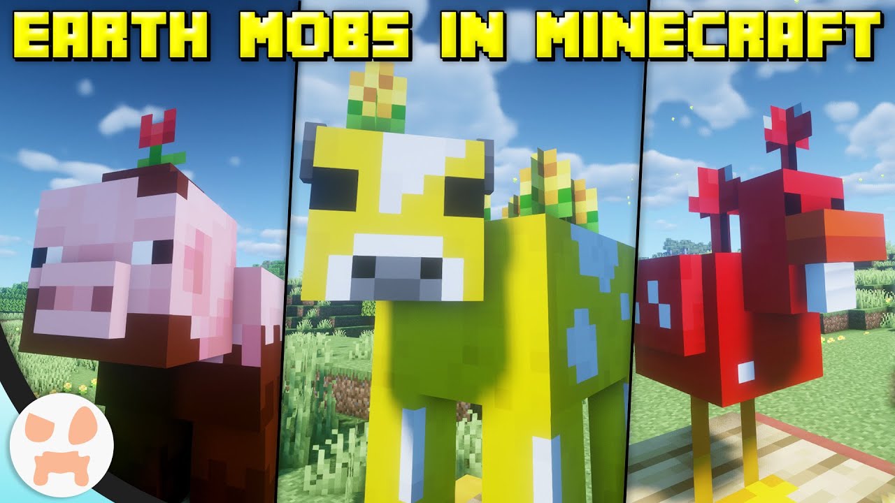 MINECRAFT EARTH MOBS in Minecraft!