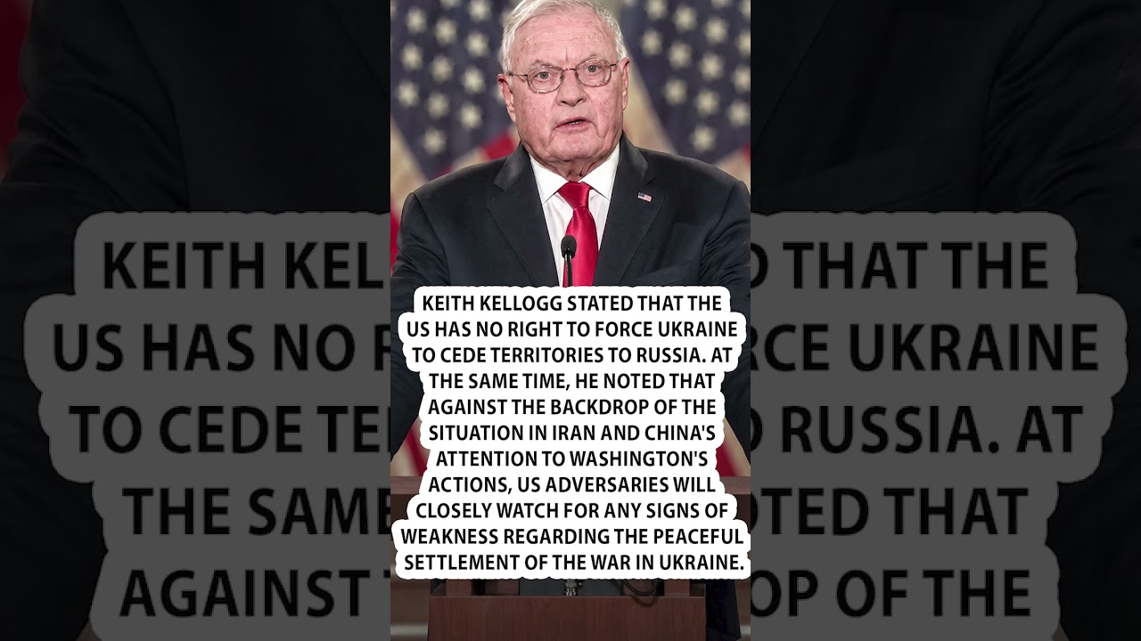 😱KELLOGG SEVERELY WARNS PUTIN OVER UKRAINE #shorts