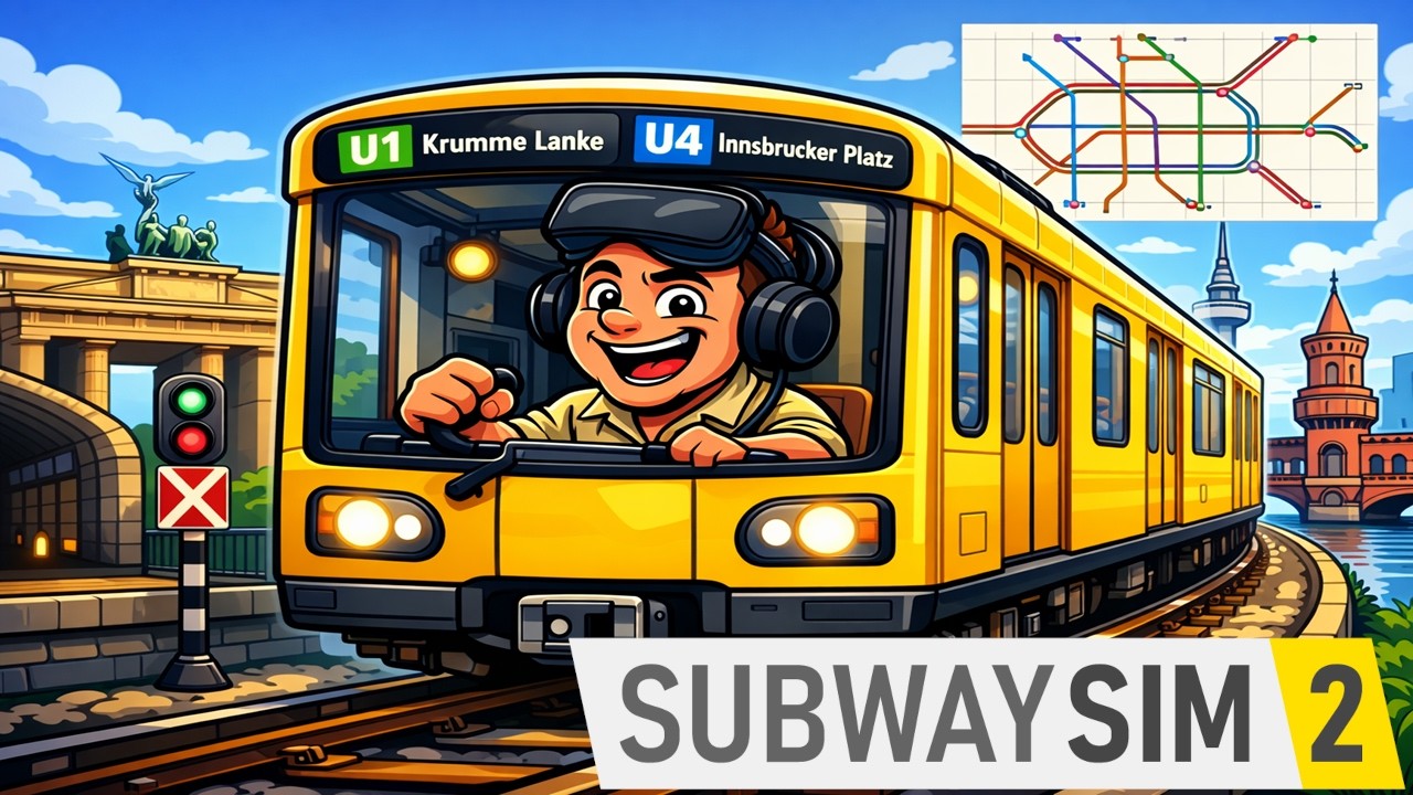 Subway Sim 2 | Afl 1 | Berlijn | Eerste rit in regenachtige omstandigheden